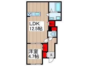 リ－ブルファイン吉川中央の物件間取画像